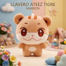 LLAVERO ATEEZ TIGRE MARRON