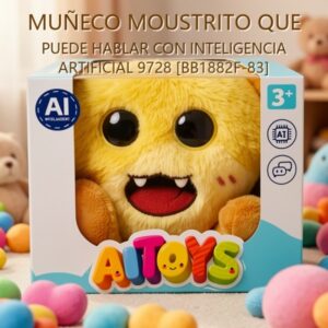 MUÑECO MOUSTRITO QUE PUEDE HABLAR CON INTELIGENCIA ARTIFICIAL 9728 [BB1882F-83]