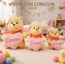 POOH CON CORAZON 50CM