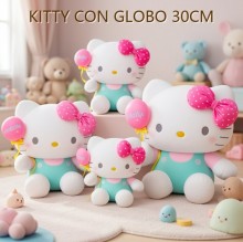 KITTY CON GLOBO 30CM