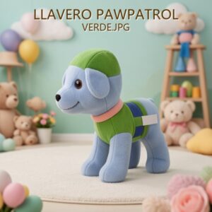 LLAVERO PAWPATROL VERDE.JPG