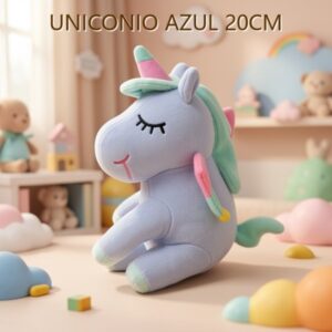 UNICORNIO AZUL 20CM