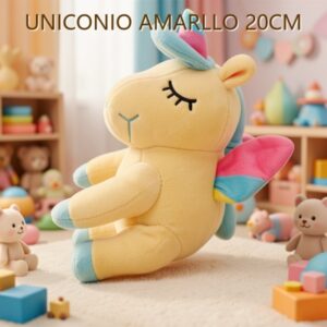 UNICORNIO AMARLLO 20CM