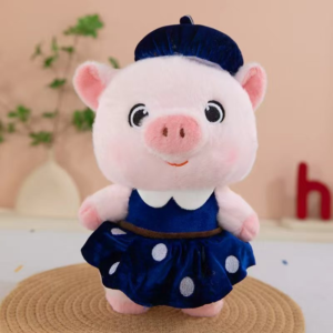 Chancho vestido azul 28cm蓝裙猪