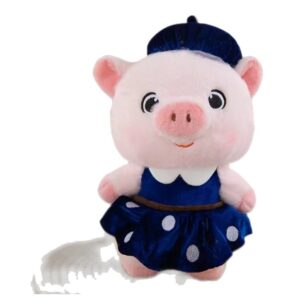 Chancho vestido azul 28cm蓝裙猪