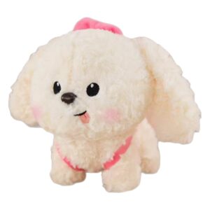 Perro moño rosa粉色领结狗