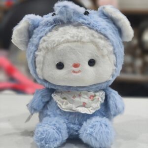 Cabra con gorro celeste 21cm