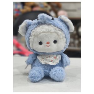Cabra con gorro celeste 21cm