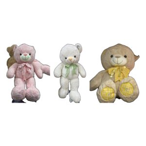 Oso con moño 110cm (3 colores)