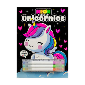 COLOREO NEON UNICORNIOS