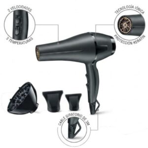 SECADOR DE PELO 3 EN 1 DIFUSOR 2400W