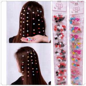 BLISTER ACCESORIO P/PELO 10 PAQ. COD.20015
