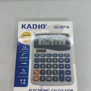 Calculadora electrónica de mesa Kadio 12 dígitos
