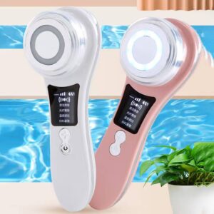 Masajeador facial EMS con luz LED