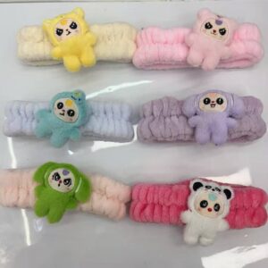 Vincha de peluche panda