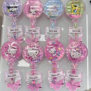 Peine con mango de agua glitter Sanrio