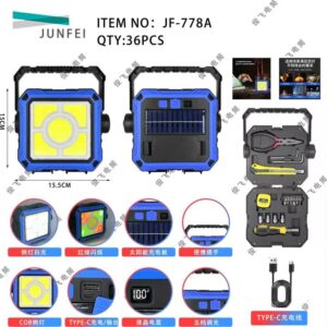 Reflector LED solar recargable