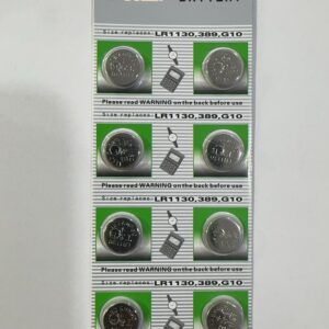 Pila botón alcalina AG10 1.55V x10