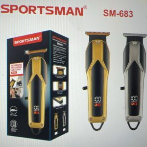 Máquina de cortar pelo recargable profesional dorada