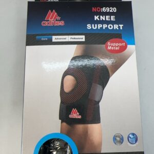 Rodillera de neopreno con soporte metálico