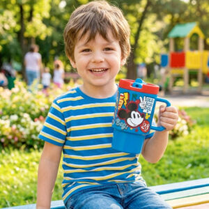 TAZA CON TAPA KIDS PP COOL MICKEY 530 ML