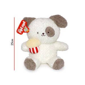 PERRO CON POCHOCLO 25CM