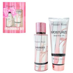 PASSION ROSE BODY SPLASH 250ml & CREMA DE MANO 236ml PS-B009-2