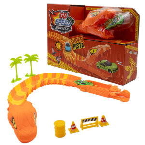PISTA DE AUTOS SERPIENTE GO SPEED 30 X 21 X 7 CM