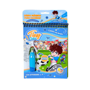 LIBRO MAGICO PARA COLOREAR FUTBOL 30 X 17 X 2.5 CM