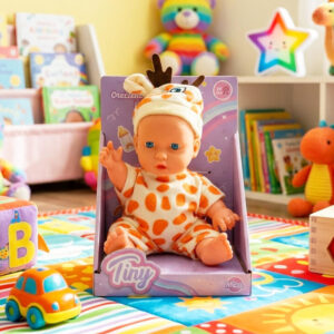 BEBOTE TINY DISFRAZ JIRAFA 20 CM (CUERPO DURO) 20 X 14 X 11 CM