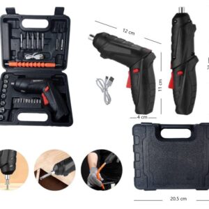 DESTORNILLADOR INALAMBRICO USB 47 PCS