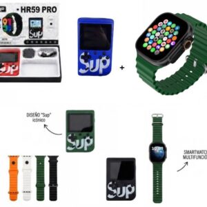 COMBO CONSOLA SUP PORTATIL Y SMARTWATCH