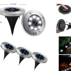 PACK 4 ESTACAS LED SOLARES EXTERIOR SL-600