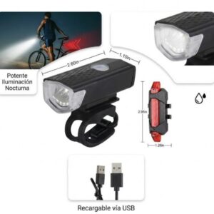 KIT X 2 LUCES PARA BICICLETA