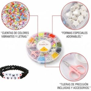KIT PARA HACER PULSERA  2400 PCS