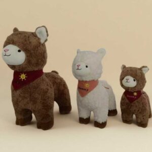 Visón europeo de alpaca premium de 35 cm