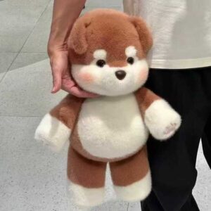 Corredor de recados de visón europeo de 60 cm, husky marrón