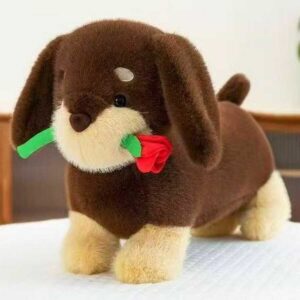 Perro sable dorado de 35 cm