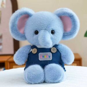 Correa para bebé de elefante azul de 40 cm