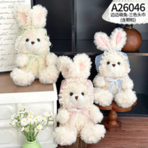 Diadema tricolor de MaiMai Cute Bunny de 26 cm