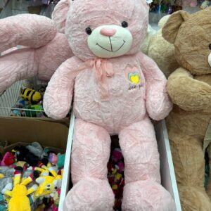Oso con corazón con moño