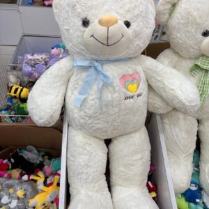 Oso con corazón con moño110cm
