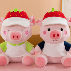 Chanchito con gorro 30cm