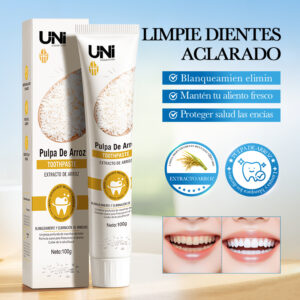 PASTA DENTAL DE ARROZ LIMPIEZA PROFUNDA ANTI-MANCHAS BLANQUEADORA 100G