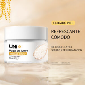 CREMA FACIAL DE ARROZ HIDRATANTE Y HUMECTANTE SUAVIZANTE 50G