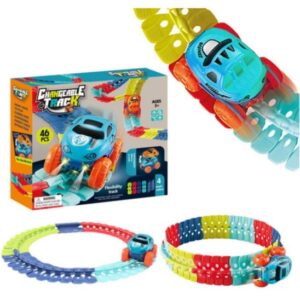 AUTO PISTA FLEXIBLE 46PCS 26X23CM