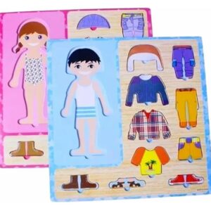 JUEGO DIDAC ENCAS/VESTID 30X30CM