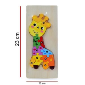 JUEGO ENCASTRE ANIMES MADERA 15MOTIVO 22CM