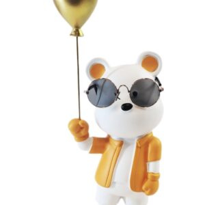 ADORNO OSITO C/GLOBO 24CM