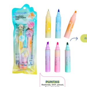 RESALTADOR PUNTA DUOX6 MULTIPAPER